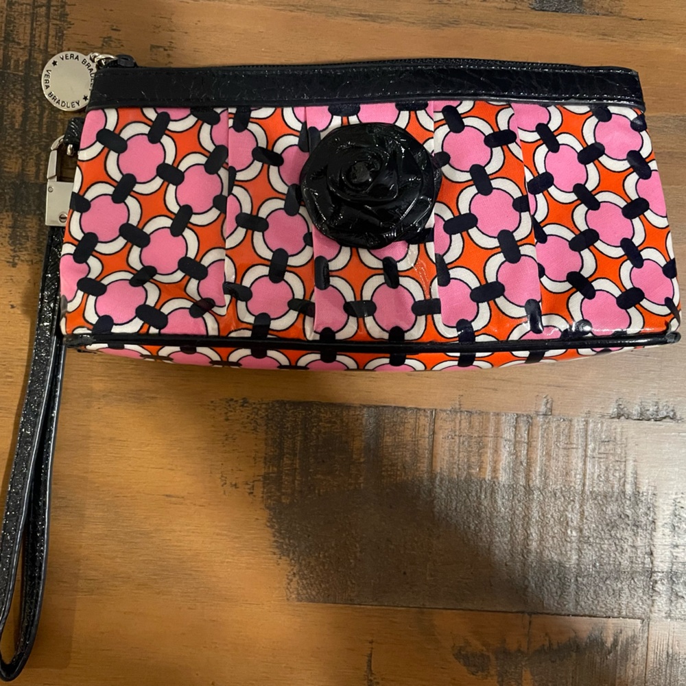 Vera Bradley "Loves Me" Frill Wristlet